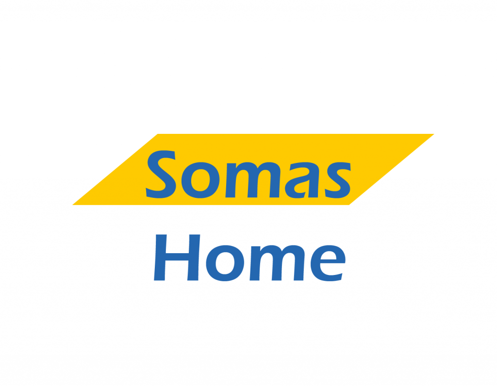 Somas Home small logo words on top of each other png op afbetaling