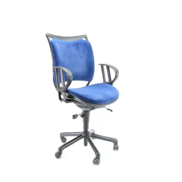 0refurbished bureaustoel interstuhl intros blauw bureaustoelen 194 op afbetaling