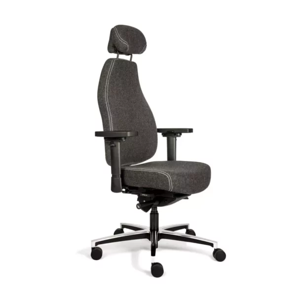 0sit and move therapod x hoofdsteun donkergrijs bureaustoel wolvilt fenice bureaustoelen 290 op afbetaling